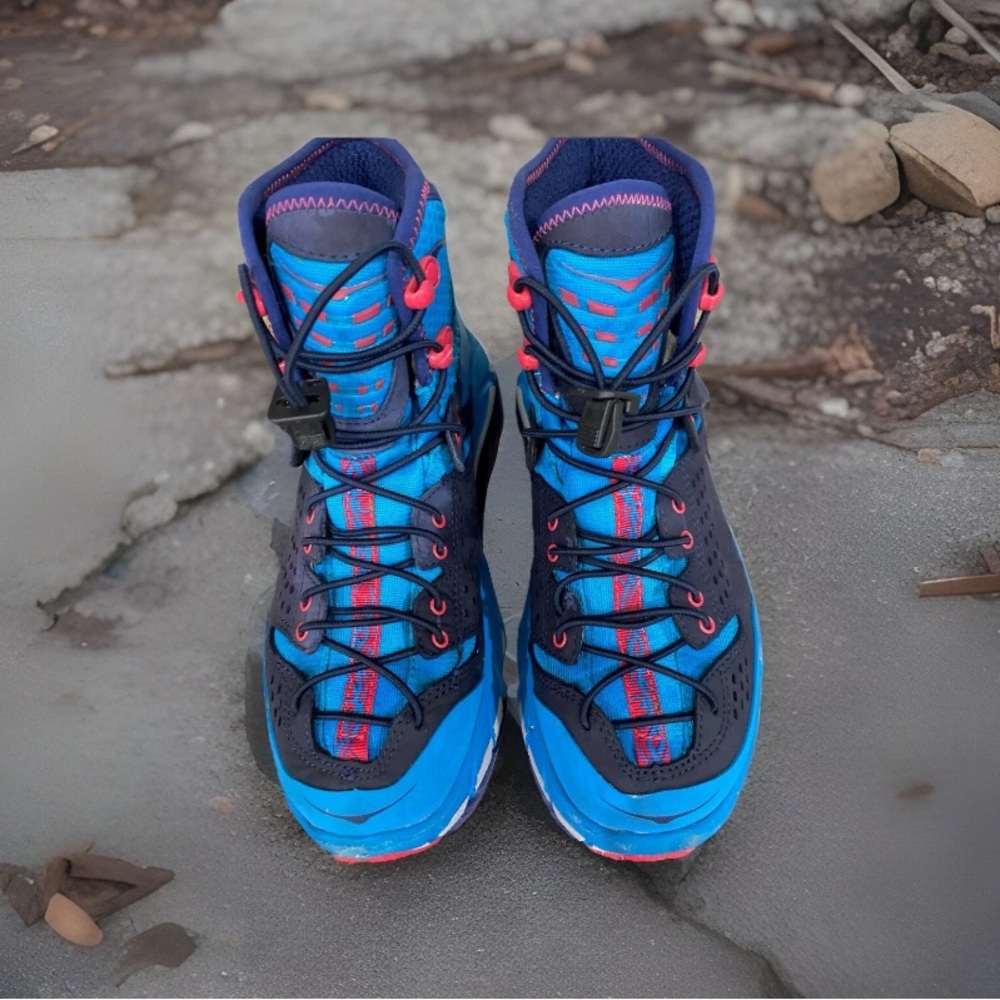 🕠 Hoka | One One Ultra Hi Tor WP Hiking Boot | Blue Jewel/Medival Blue | 7 - Picture 5 of 8